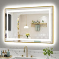 44x30 Inch LED Bathroom Mirror by Briivuemodernmirrors