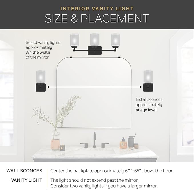Kichler 30" 4-Light Vanity Bath Light in Chrome, Modern Bathroom Light - Image 11