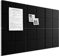 Bumusty Large Felt Bulletin Board, 30 Push Pins, 40 Adhesive Tabs by BUMUSTY