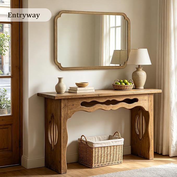 WallBeyond 30" x 48" Wood Bathroom Mirror - Image 3