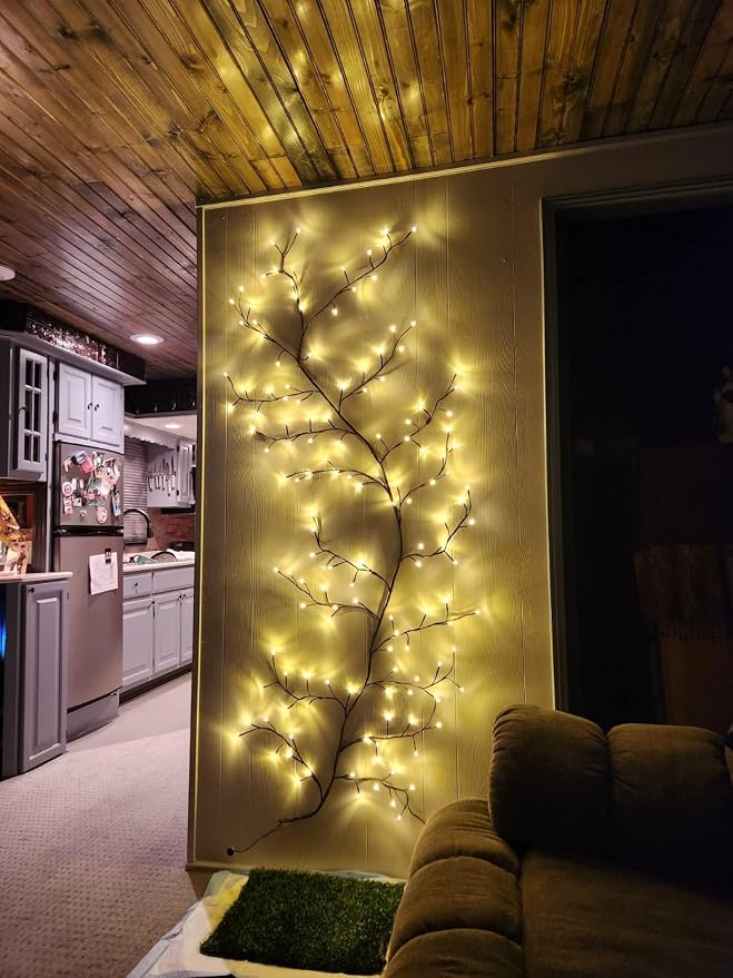 Enchanted Willow Vine Lights for Wall: 7.5FT led Twinkling Tree Branch Light - Image 7
