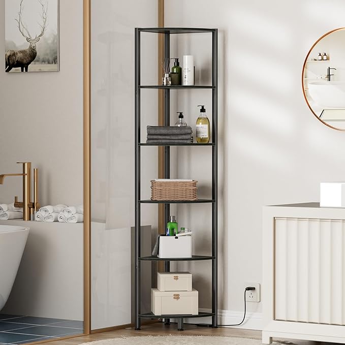 Furnulem 6 Tier Corner Shelf - Image 5
