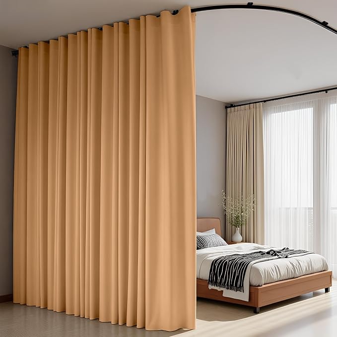 Room Divider Curtains Flexible Ceiling Tracks set Curtain track Ceiling Mount - Image 6