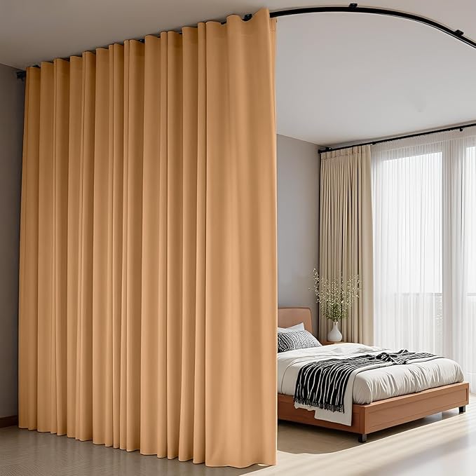 Room Divider Curtains Flexible Ceiling Tracks set Curtain track Ceiling Mount - Image 6