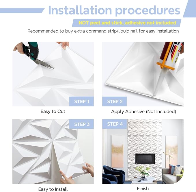 STICKGOO 33 Pack 3D Wall Panels - Image 7