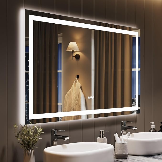 GarveeHome 50x28 LED Bathroom Mirror by GarveeHome