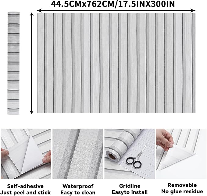 Wood Slat Peel and Stick Wallpaper - Image 2
