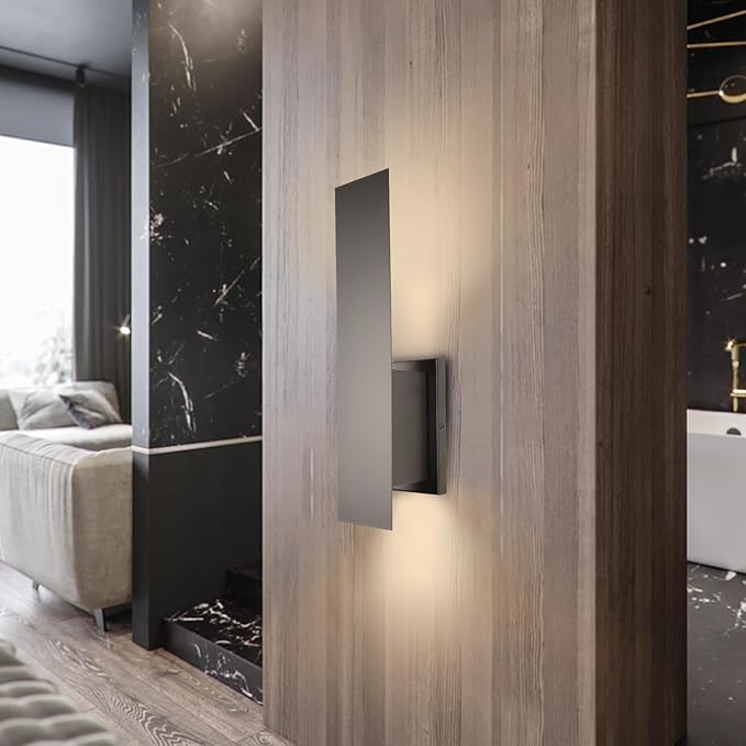 Edwarmlux Indoor Wall Sconces, Modern Wall Lights, Up and Down Wall Mount Light - Image 3