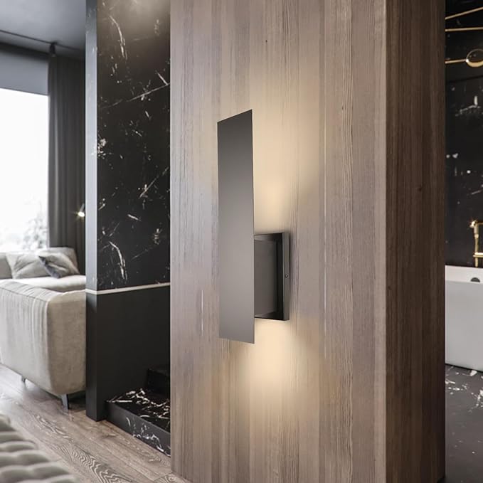 Edwarmlux Indoor Wall Sconces, Modern Wall Lights, Up and Down Wall Mount Light - Image 3