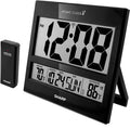 Sharp Atomic Clock – Never Needs Setting, Jumbo 3” Easy-Read Display, Indoor & by SHARP
