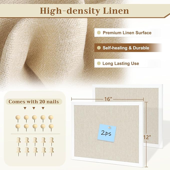 2-Pack Double-Sided Cork Board - Image 4