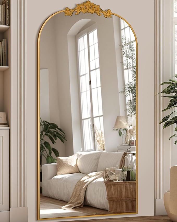 Antok Arched Full Length Mirror, Full Body Mirrors - Image 4