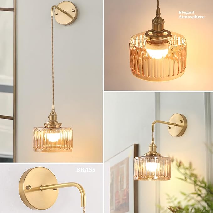 Shenmoyl Battery Operated Wall Sconce - Image 5