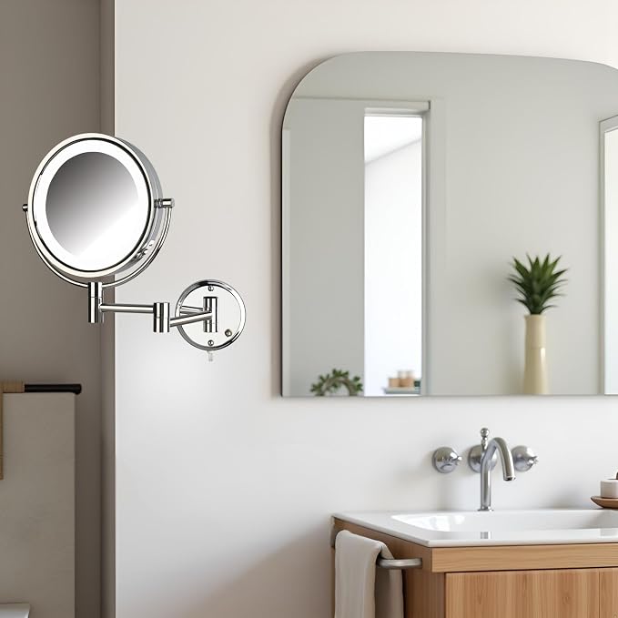 JERDON Wall-Mounted Vanity Mirror - Image 4