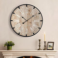 Vantic Farmhouse 24 Inch Extra Large Decorative Wall Clock by Vantic