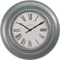 Monarch Specialties I 9028 Clocks, Large Oversized, Wall Clock, Antique Blue by Monarch+Specialties