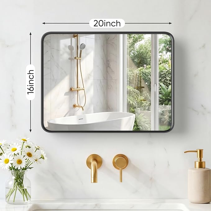 NEWBULIG 16X20 Inch Bathroom Mirror - Image 2