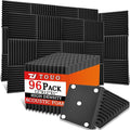 96 Pack Acoustic Panels – Sound Proof Foam Panels by TOUO