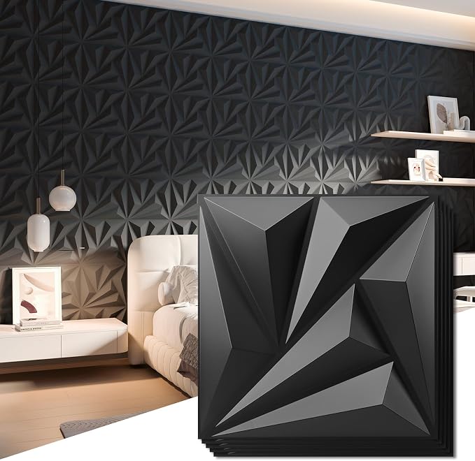 Art3d 100 Pack Decorative 3D Wall Panels 11.8 x 11.8 Inch Covering 97 Sq.ft by Art3d