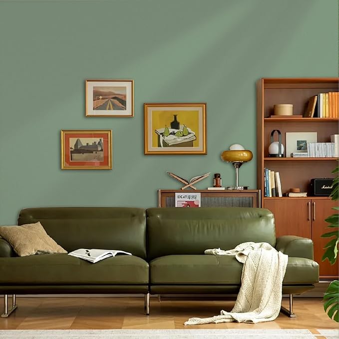 Yancorp 24"x120" Matte Sage Green Peel and Stick Wallpaper - Image 5