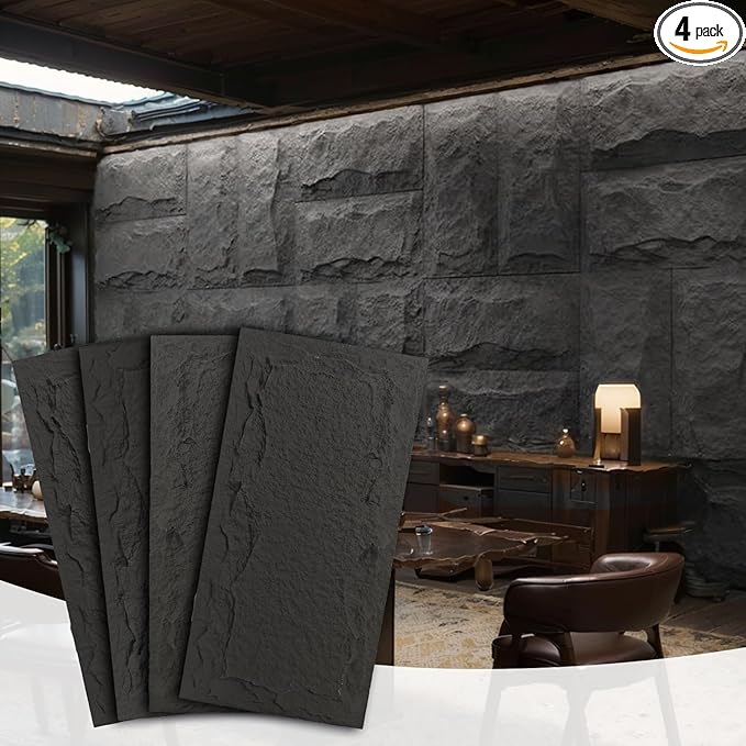 Stone 3D Wall Panels, 23.6"*47.2" Wall Paneling by Besutosera