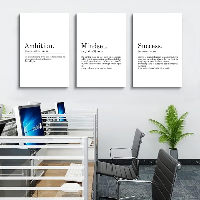 Inspirierendes Leinwandbild – Ephany Art – Mindset Zitate Drucke, motivierende - Image 6