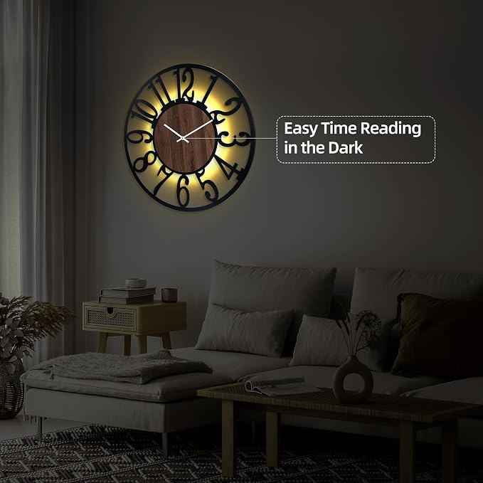 32'' Large Silent Wall Clock - Image 5