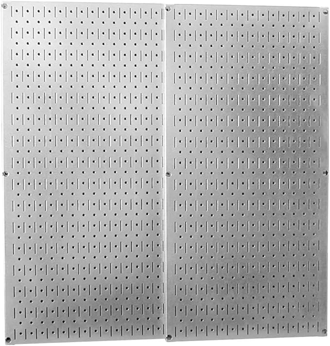 Wall Control 30-P-3232GV Galvanized Steel Pegboard Pack by Wall+Control