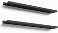 Boswillon 35.4 Inches Long Floating Shelves Wall Mounted, 2 Set Modern Black by Boswillon