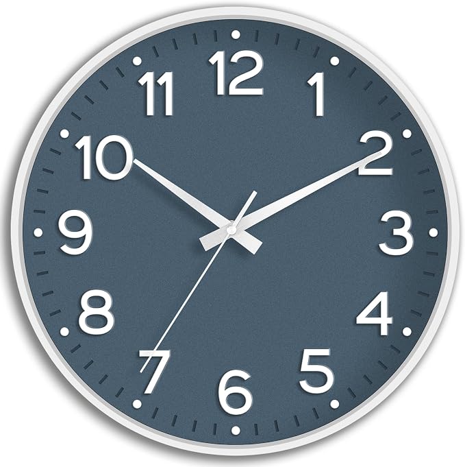 Roymnie Wall Clock, Silent Wall Clocks Battery Operated 8 Inch-Modern Non by Unknown