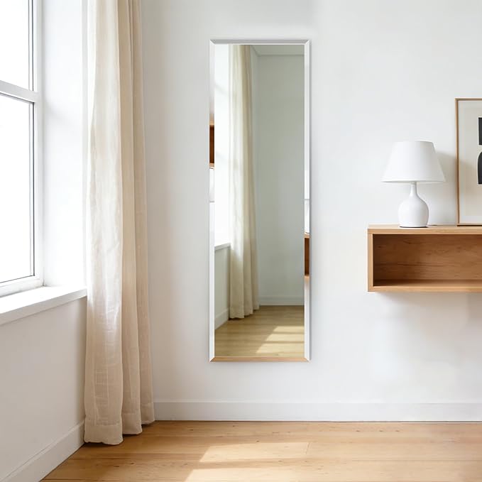 Frameless Mirror Full Length 65”x24”| Wall Mount Mirror Full Length Beveled - Image 2