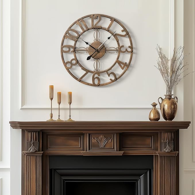 Cuspin 16 Inch Wall Clock, Decorative Clocks - Image 3