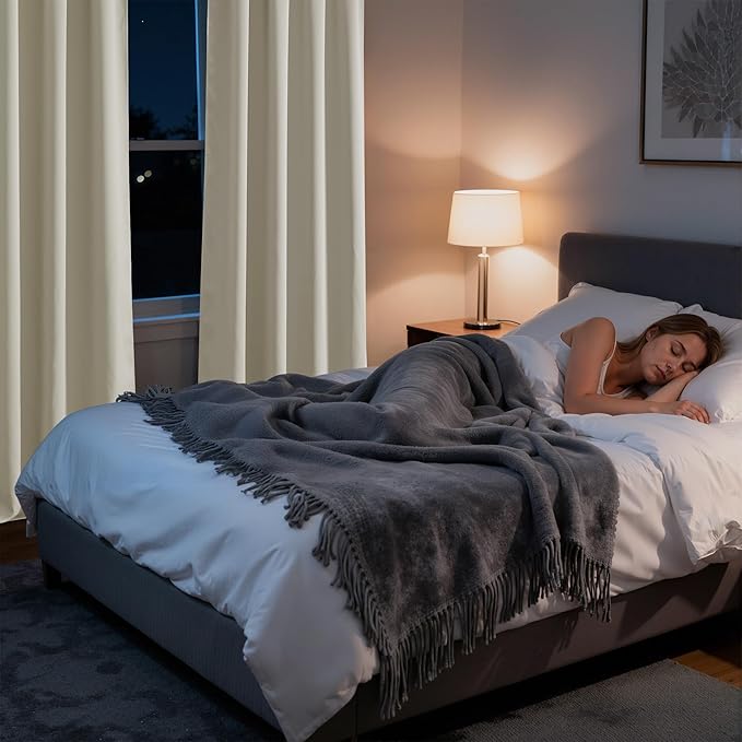 RYB HOME 100% Blackout Short Curtains - Image 5