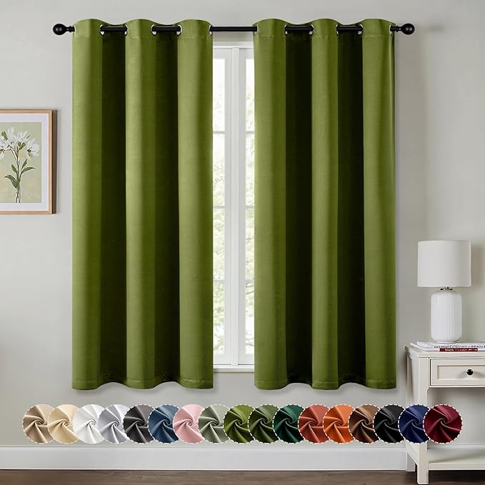 MIULEE Blackout Curtains for Bedroom Living Room 2 Panels, Thermal Insulated by MIULEE