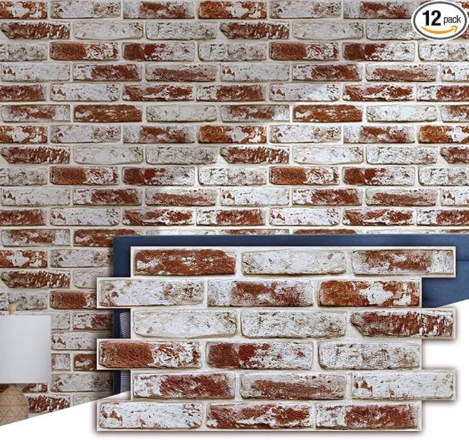 Commomy Faux Brick 3D Wall Panels by CommomyDecor
