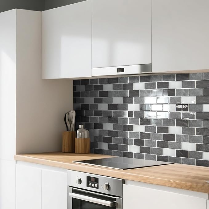 Art3d Peel and Stick Granite Wall Tiles – 12"x12" Thicker Design Backsplash - Image 2