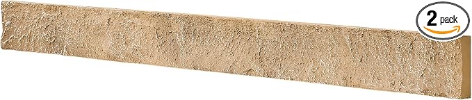 Faux Stone Wall Trim Artisan Hand Painted Decorative Molding by Wallwell