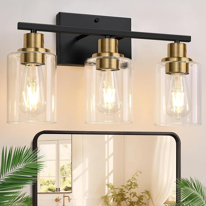 Indoi 3-Light Bathroom Light Fixtures, Bathroom Wall Lamp by Indoibrightenyourbathroom