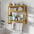 Galood Over The Toilet Storage Bathroom Shelves Wall Mounted 3 Tier Space Saver by Galood