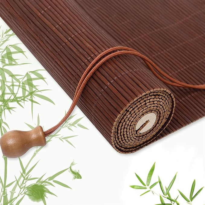 Bamboo Blinds for Interior Windows, Custom Bamboo Shades for Indoor Windows by EVOZEN