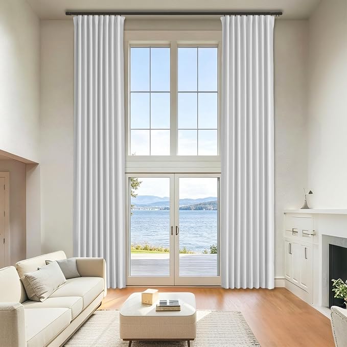Floor to Ceiling Curtain for Wall Ceiling Mount Track by Grichril