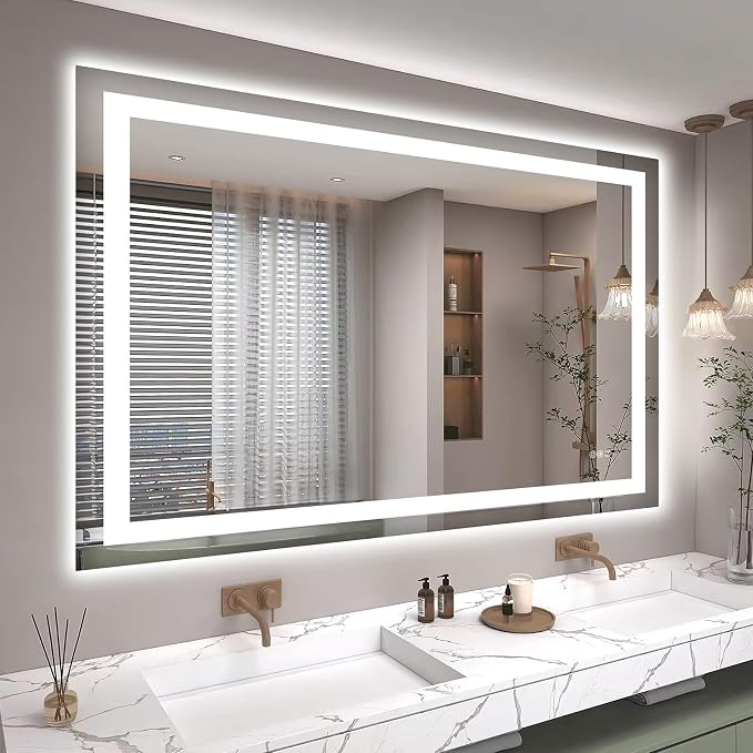 Hivone 48X36 LED Bathroom Mirror by Hivone