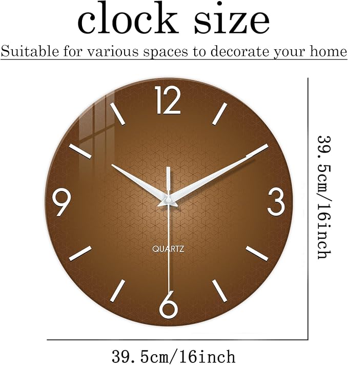 XFM Modern Wall Clock for Living Room Simple Wall Clocks Battery Operated 16 - Image 6