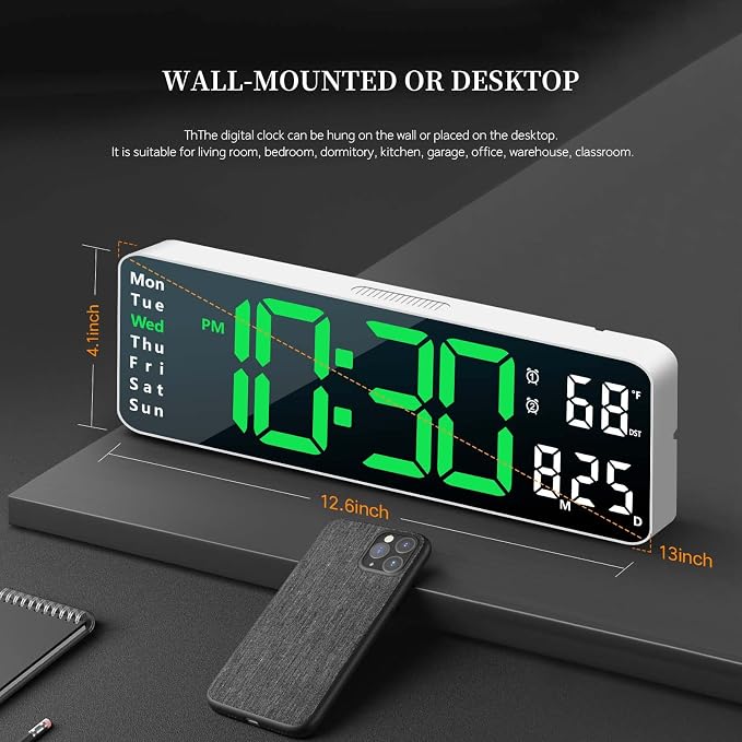 Digital Clock, Digital Wall Clock - Image 3