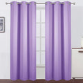 LEMOMO Blackout Curtains 42 x 84 inch/Lavender Curtains Set of 2 Panels/Thermal by Lemomo