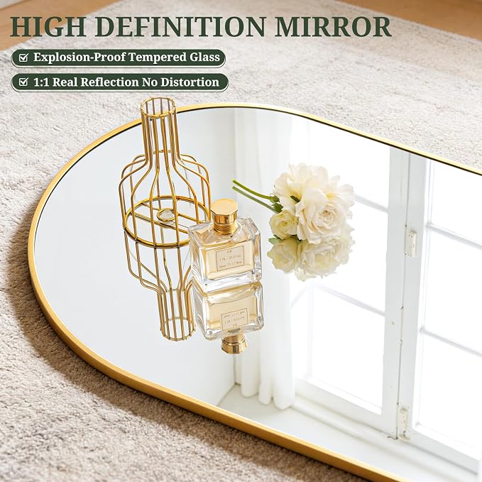 Mirror Full Length 64"x21" Full Body Floor Mirror - Image 5