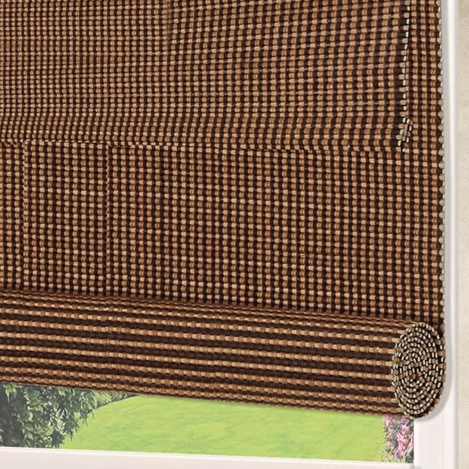 Letau No Drill No Tools Cordless Wood Window Shades Blinds, Bamboo Light - Image 2