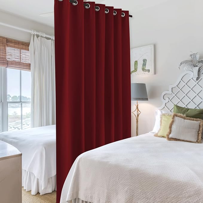 RYB HOME Privacy Curtain for Sliding Glass Door, Light Block Noise Reduce - Image 4