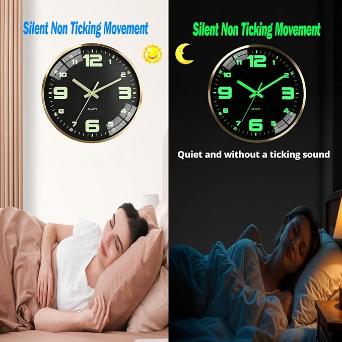 12-inch modern silent wall clock - Image 4