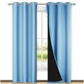 NICETOWN Full Shade Curtain Panels, Pair of Thermal Insulated & Energy by NICETOWN